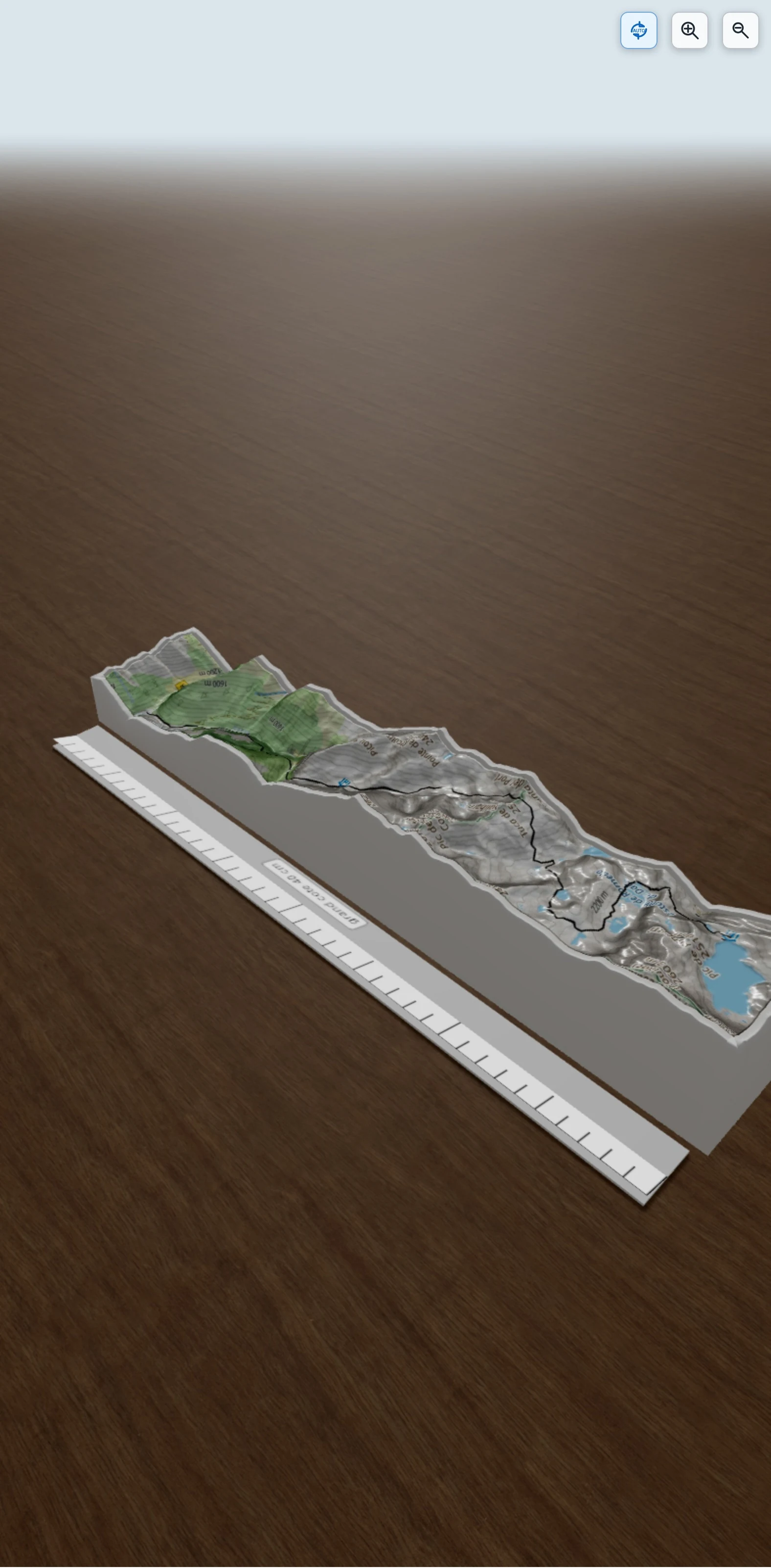Carte en relief 3D de 075949-cDTKW, avec relief topographique