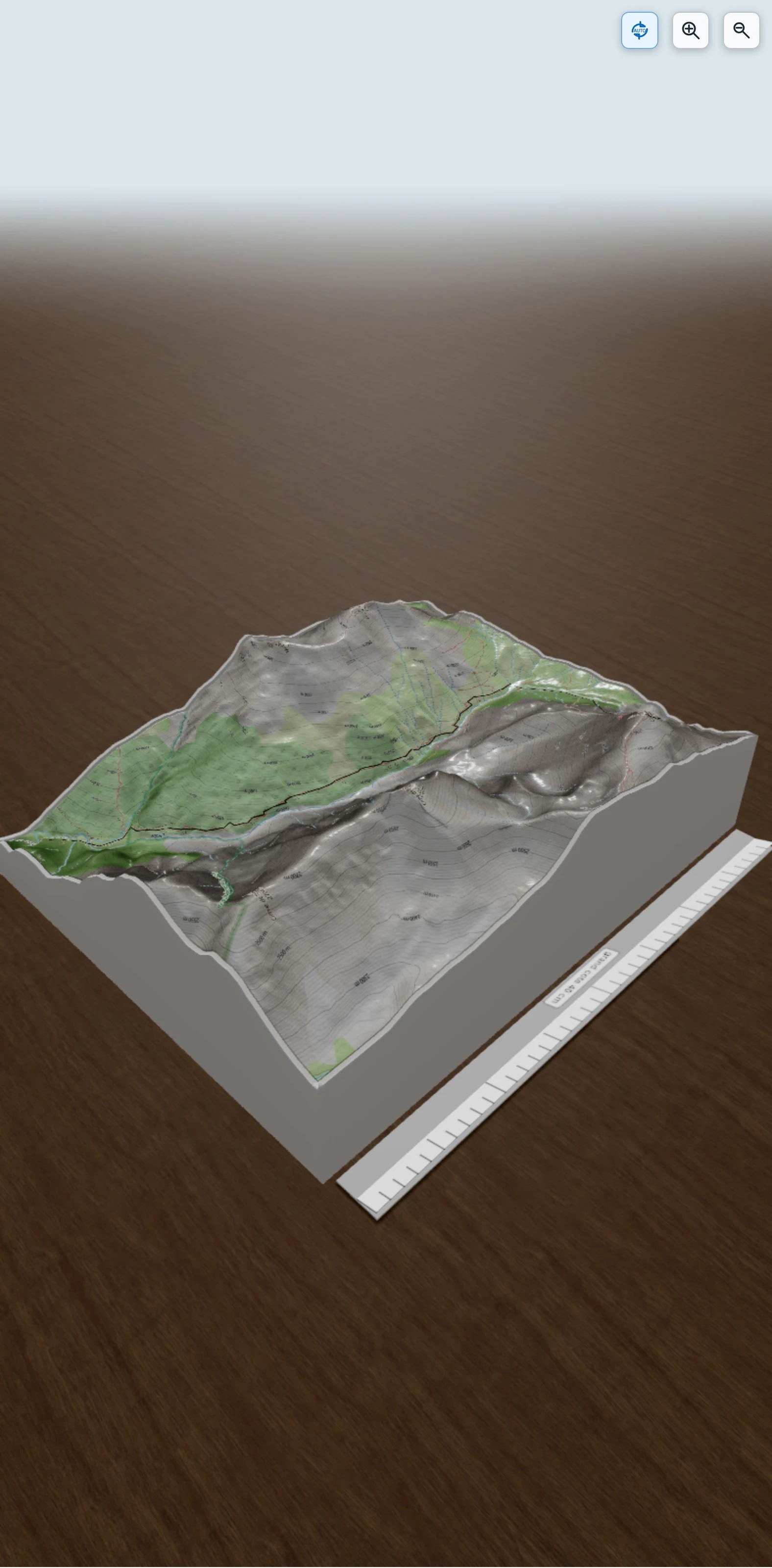 Carte en relief 3D de Cime de Pal, avec relief topographique
