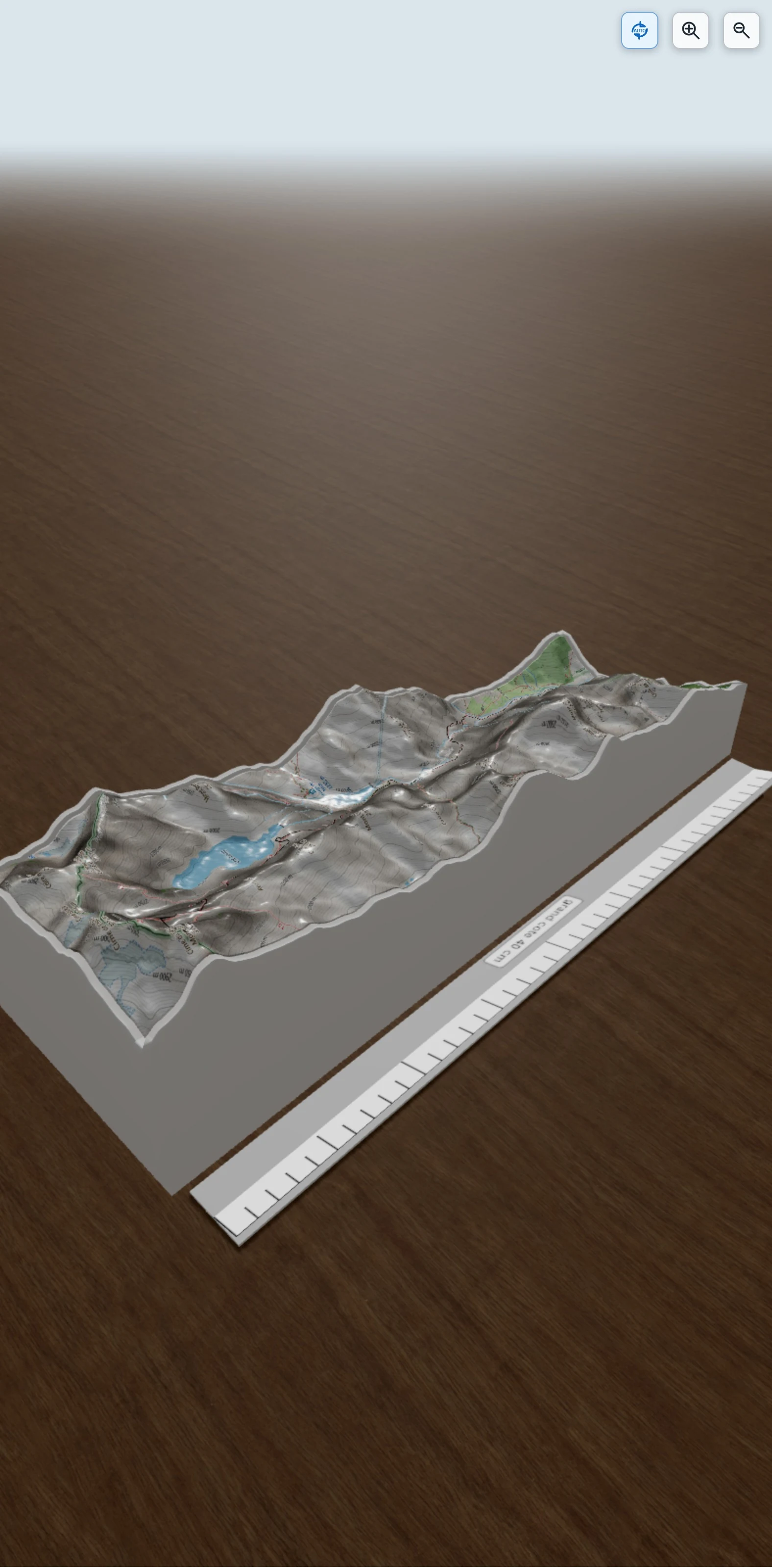Carte en relief 3D de Cime du Gélas de la Gordolasque, avec relief topographique