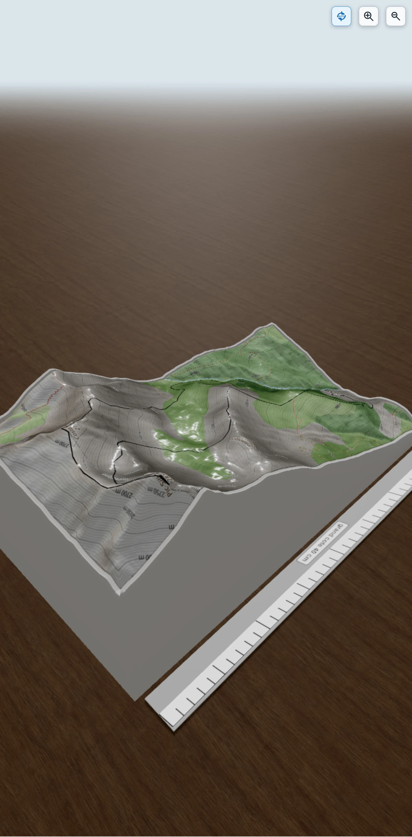 Carte en relief 3D de Costa Rouenda(2752m)&amp;Pic Silhourais(2818m), par la Grangette, les Cabanes(Rns), la Choupette, flanc&amp;crt S-E; retour par Niouret, les Aps, crt S-E des Pinastéous(les Baumes), le Tiouret; depuis l'Aubrée Hte, la Fresquière, Alpes de Haute-Provence, avec relief topographique