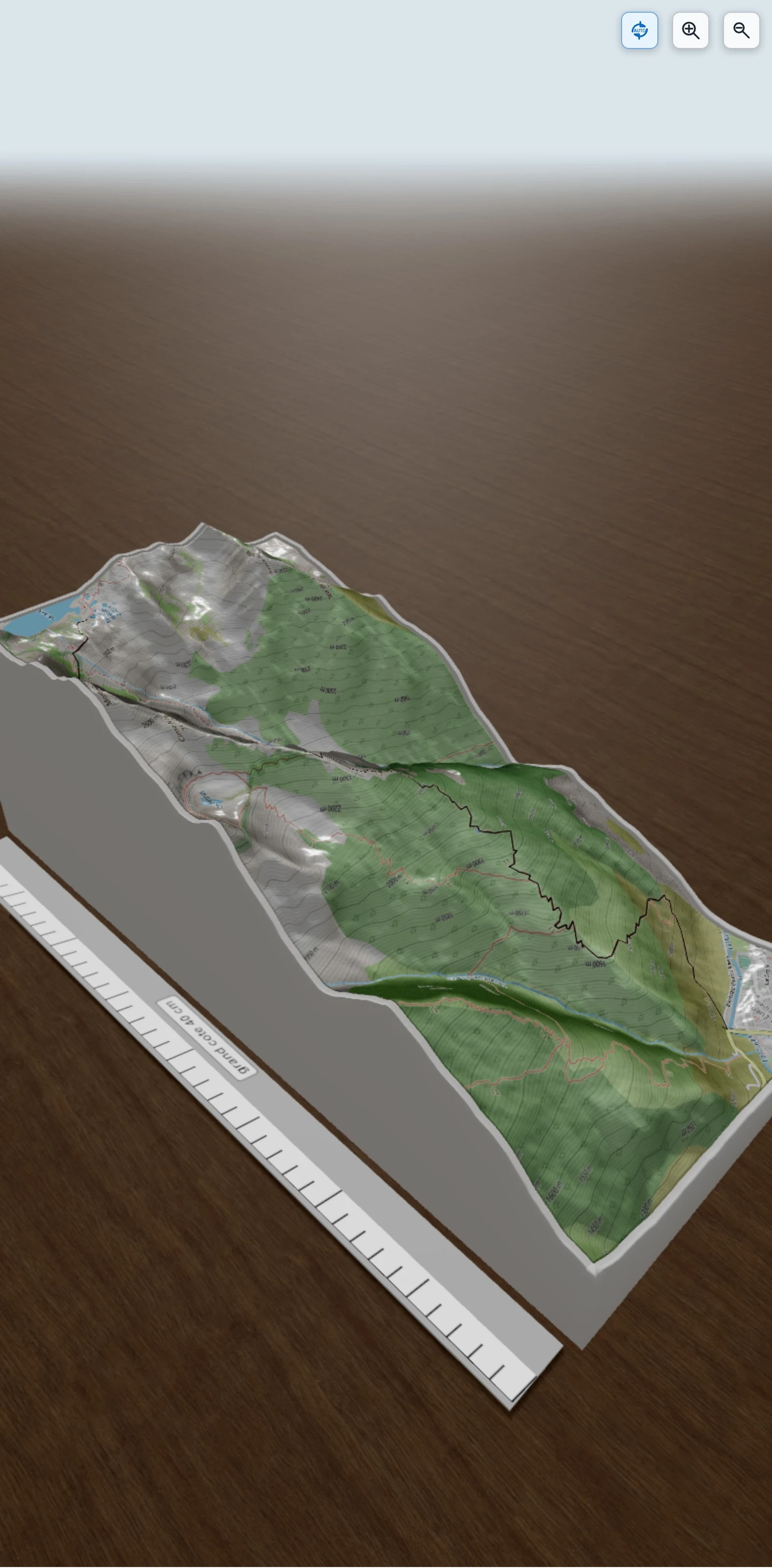 Carte en relief 3D de D1_Tinee_Rabuons, avec relief topographique