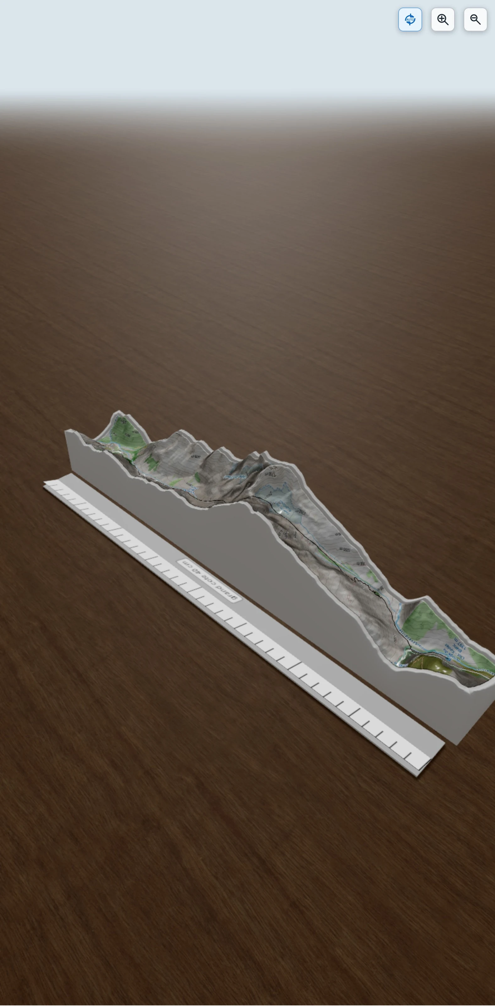 Carte en relief 3D de D9_bis_Les_Bans, avec relief topographique