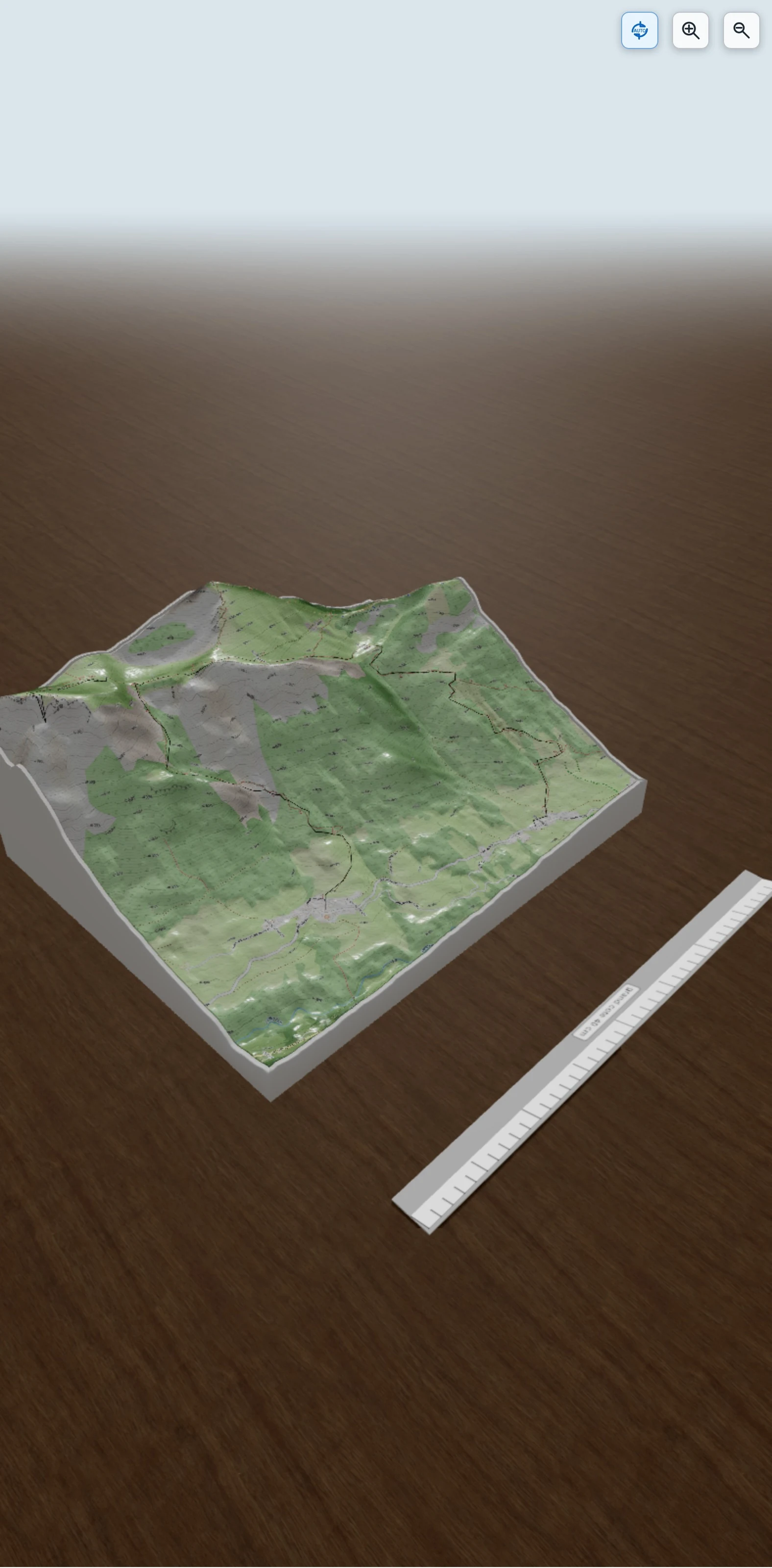 Carte en relief 3D de Dent de Rossanaz, avec relief topographique