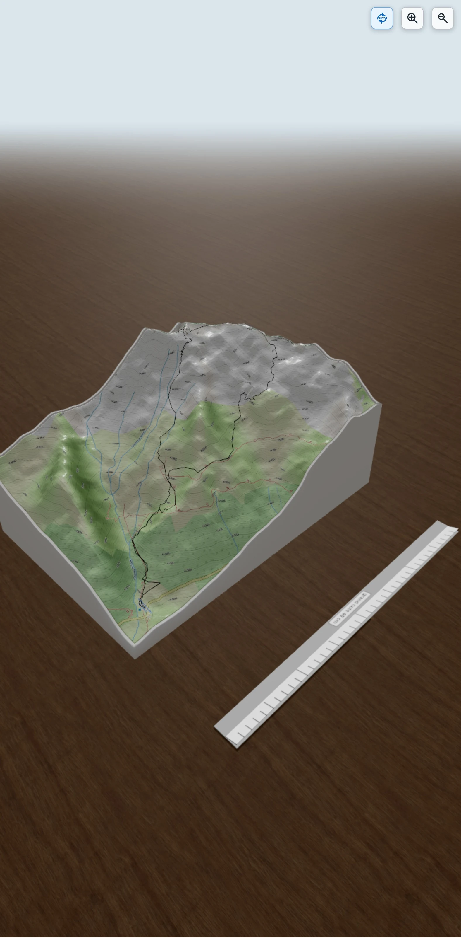 Carte en relief 3D de Dent de Soques et Punta Ferraturas, avec relief topographique
