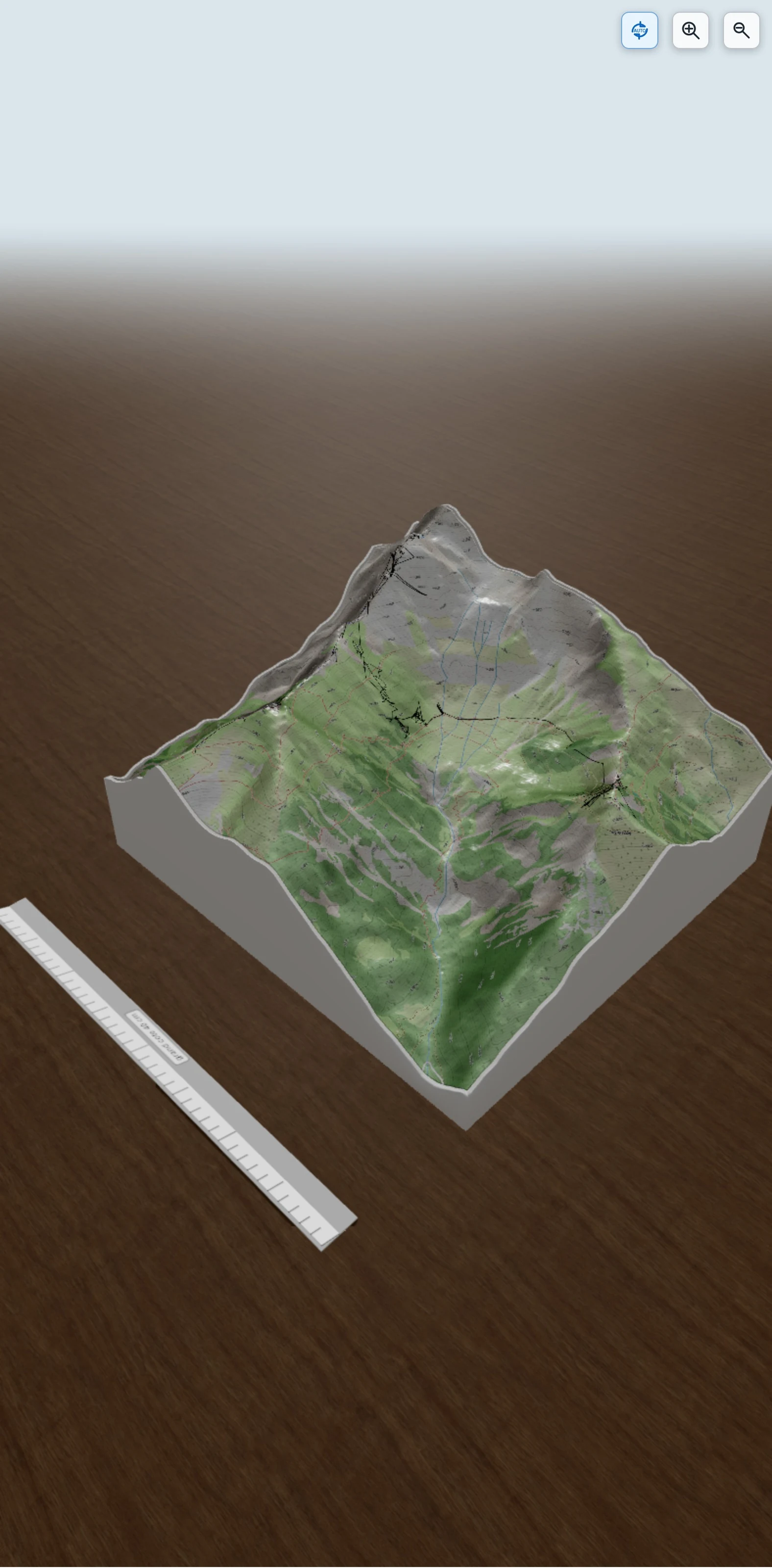 Carte en relief 3D de Dents Du Midi, avec relief topographique