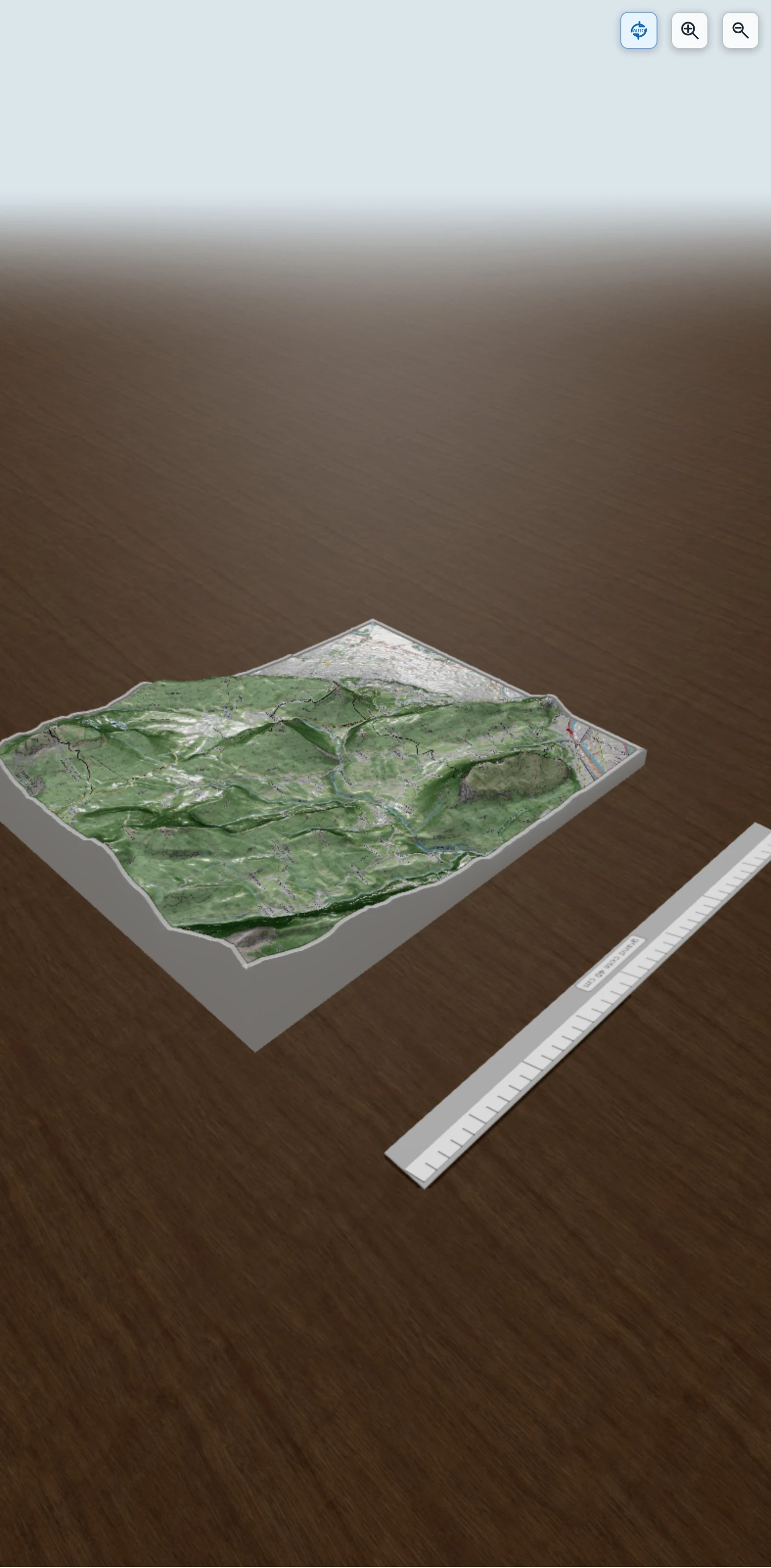 Carte en relief 3D de Du sale en Chartreuse, avec relief topographique