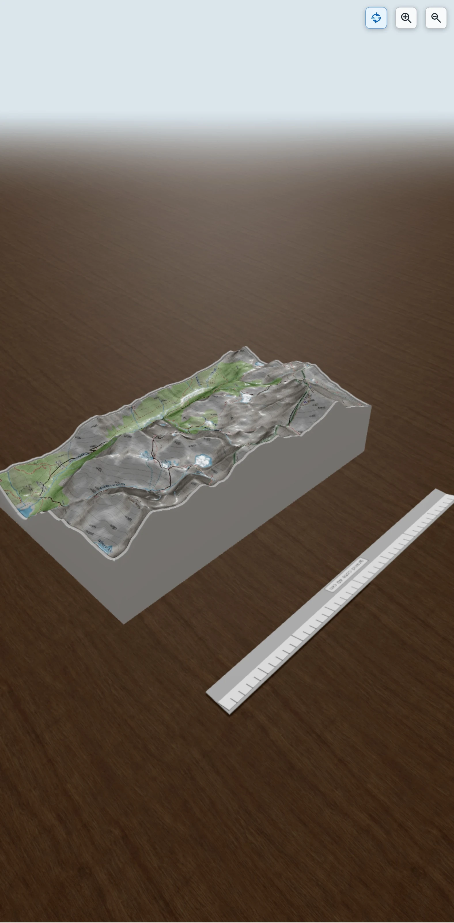Carte en relief 3D de El Serrat-- OR-4314042:Pic de Soucarrane bis, avec relief topographique