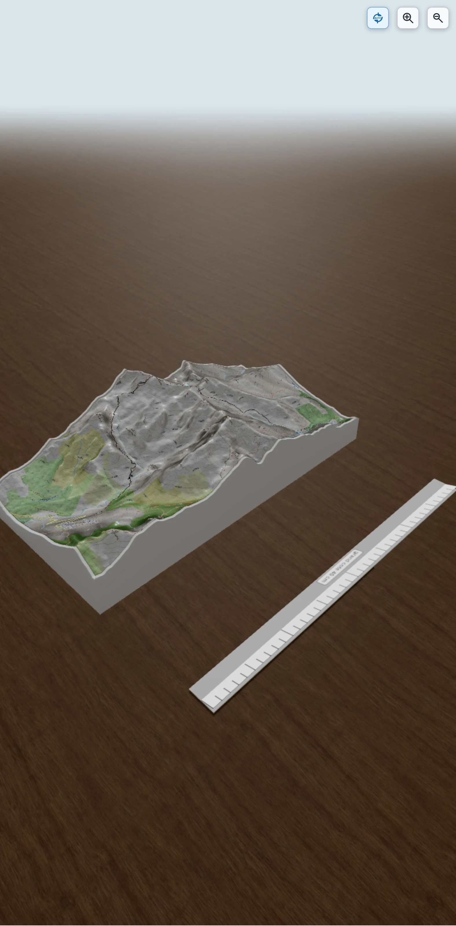 Carte en relief 3D de Etape 4 : Asco - U Vallone, avec relief topographique