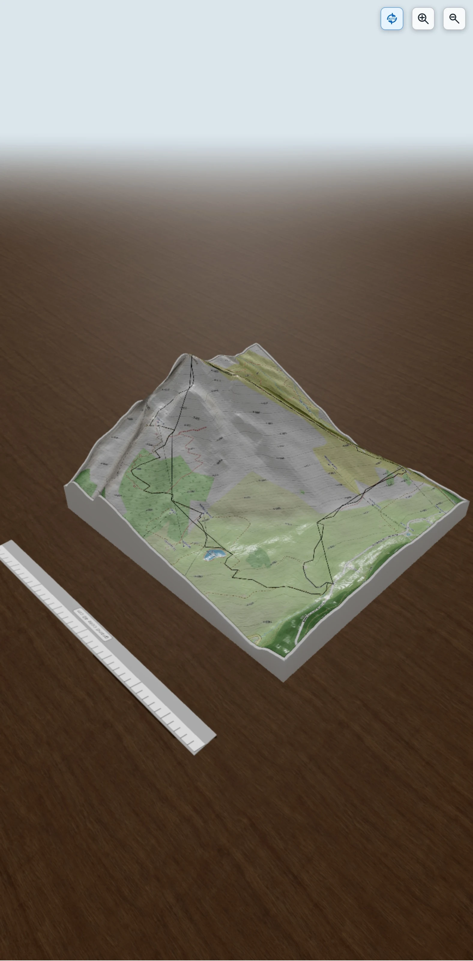 Carte en relief 3D de exp_pointe de Merdassier (5, avec relief topographique