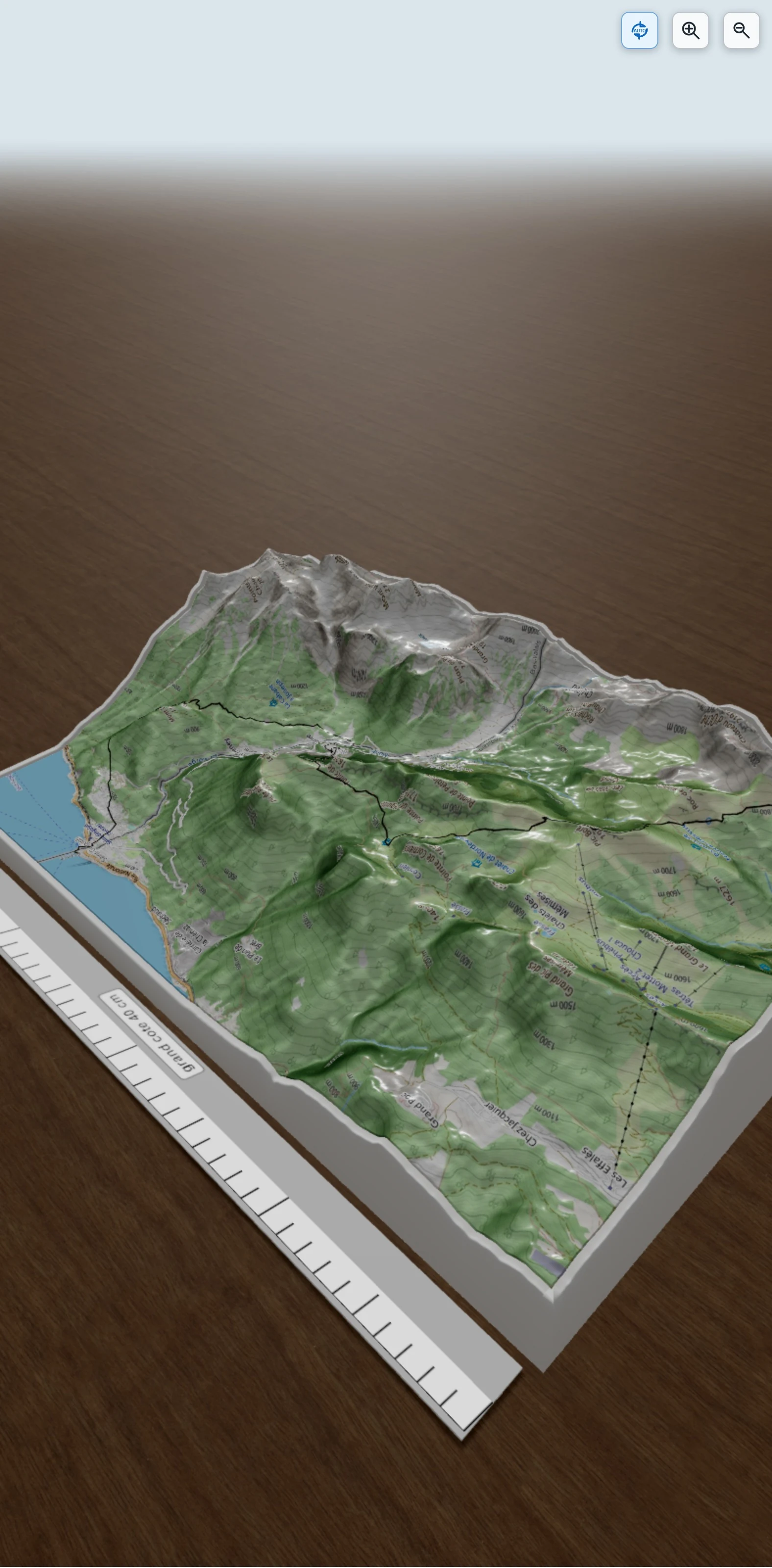 Carte en relief 3D de FACT_01_OK / Saint-Gingolph =_ Refuge de la Dent d_Oche, avec relief topographique
