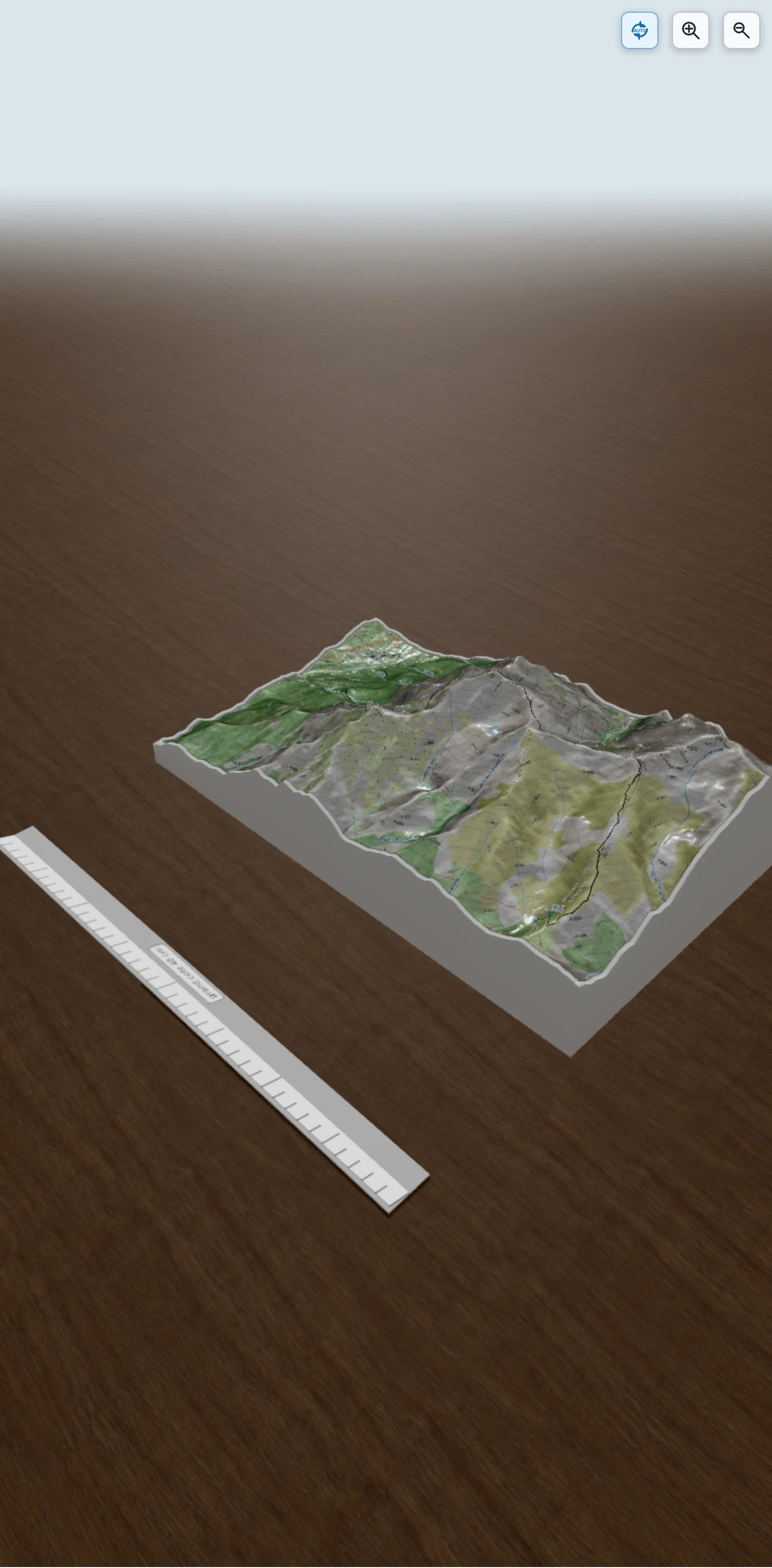 Carte en relief 3D de GR20 : Vizzavona - Onda par le Monte d'Oro, avec relief topographique