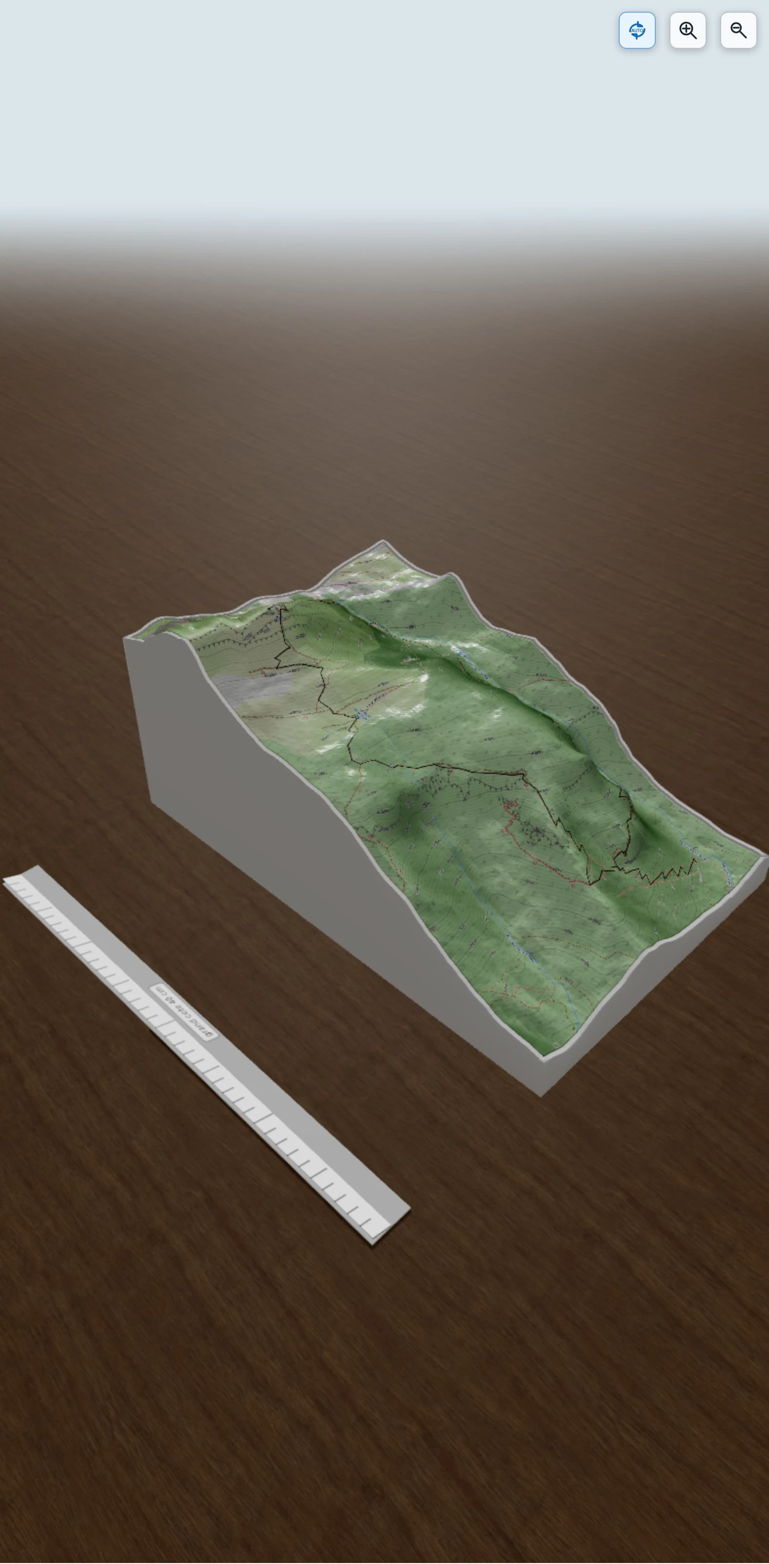 Carte en relief 3D de GRANDE SURE - JUSSON - MISERICORDE, avec relief topographique