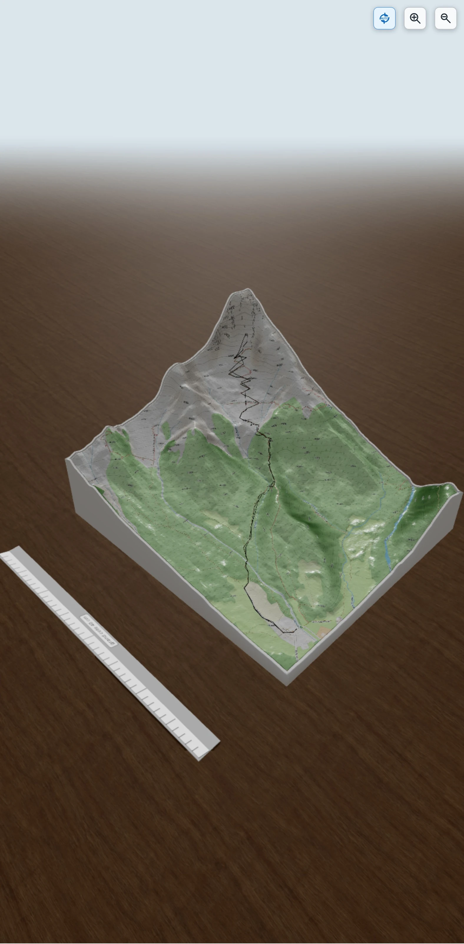 Carte en relief 3D de Grotte de la Fétoure (Trièves - Dévoluy), avec relief topographique