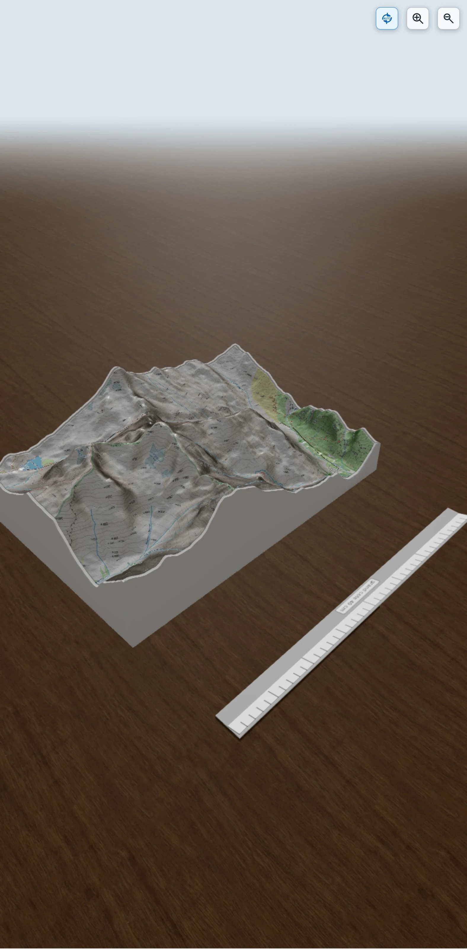 Carte en relief 3D de j13, Tour des Écrins, , de Valsenestre à La Muzelle, avec relief topographique