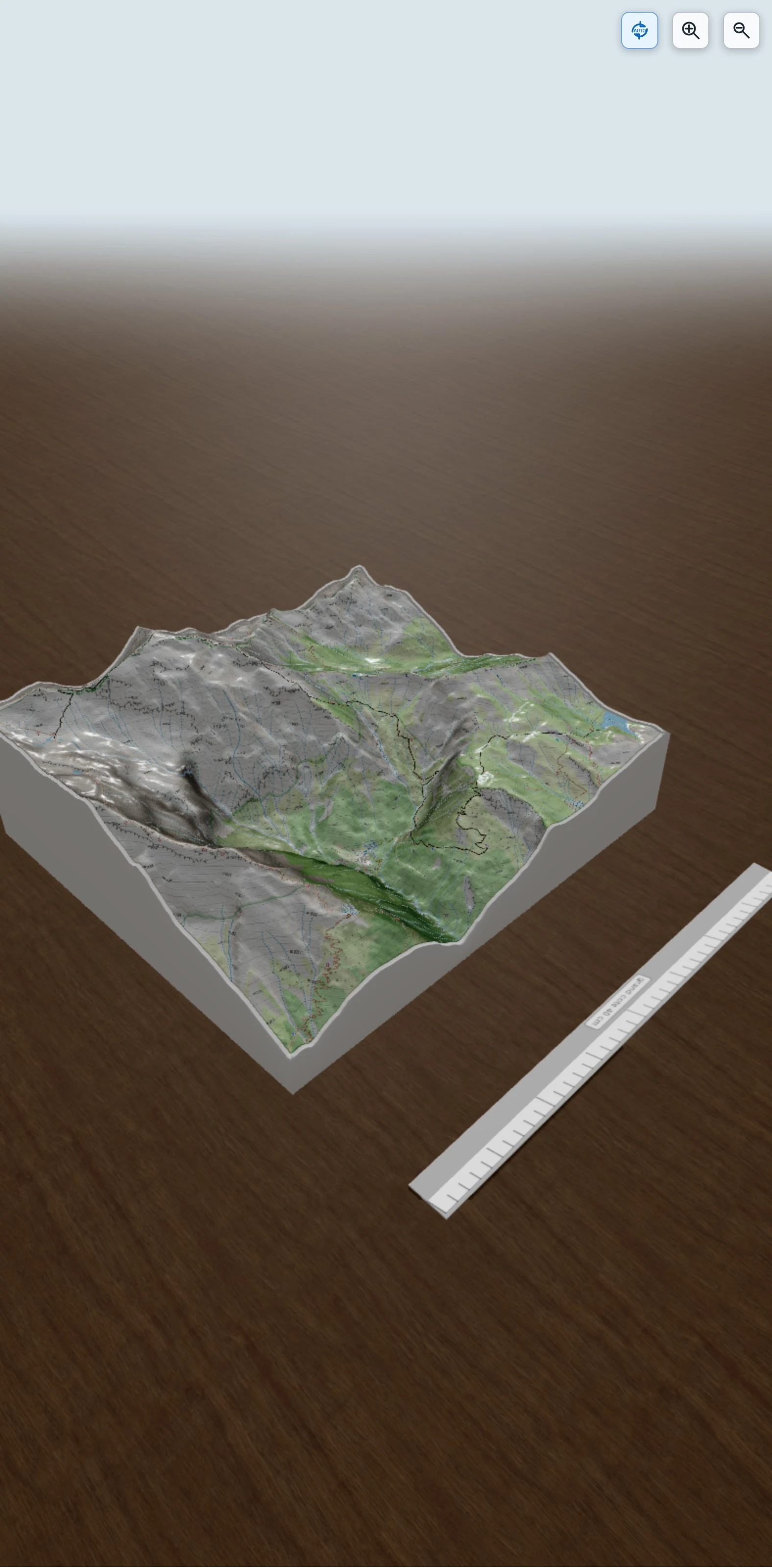 Carte en relief 3D de J4 : Lac d'Anterne - Lac du Plan du Buet, avec relief topographique