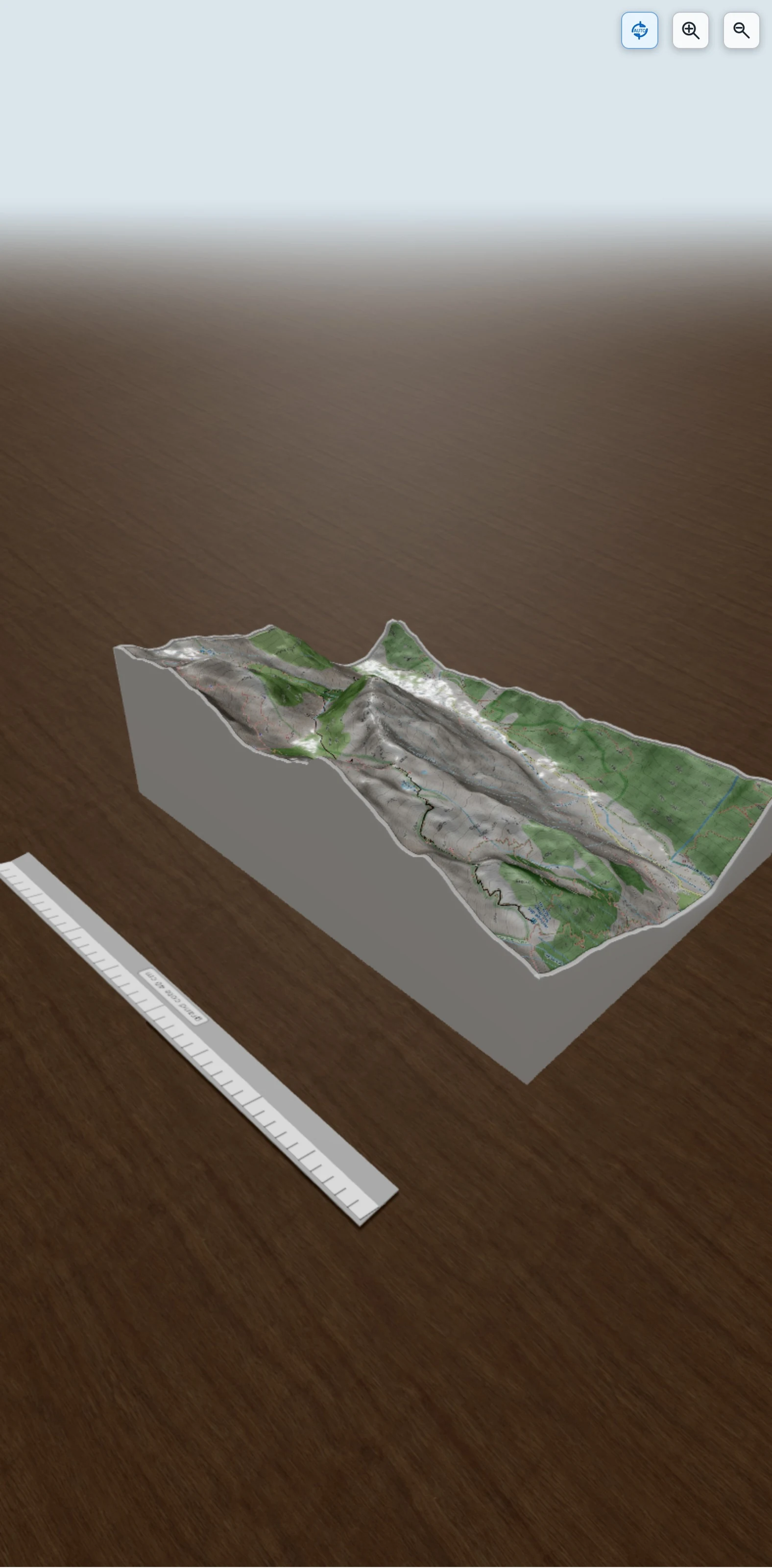 Carte en relief 3D de j9, de La Chapelle-en-Valgaudémar au refuge des Souffles, avec relief topographique