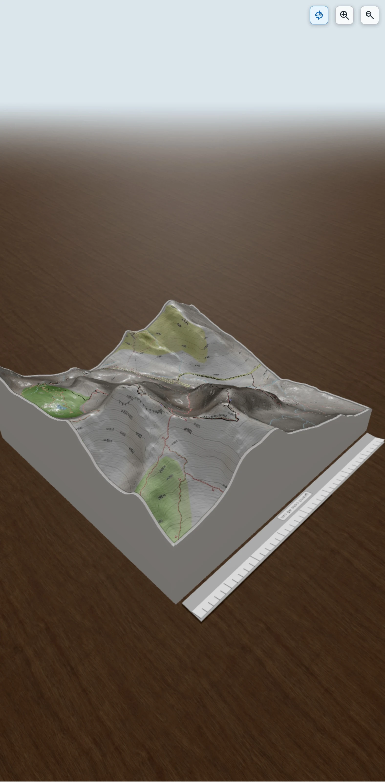 Carte en relief 3D de Jalouvre et Pointe Blanche, avec relief topographique