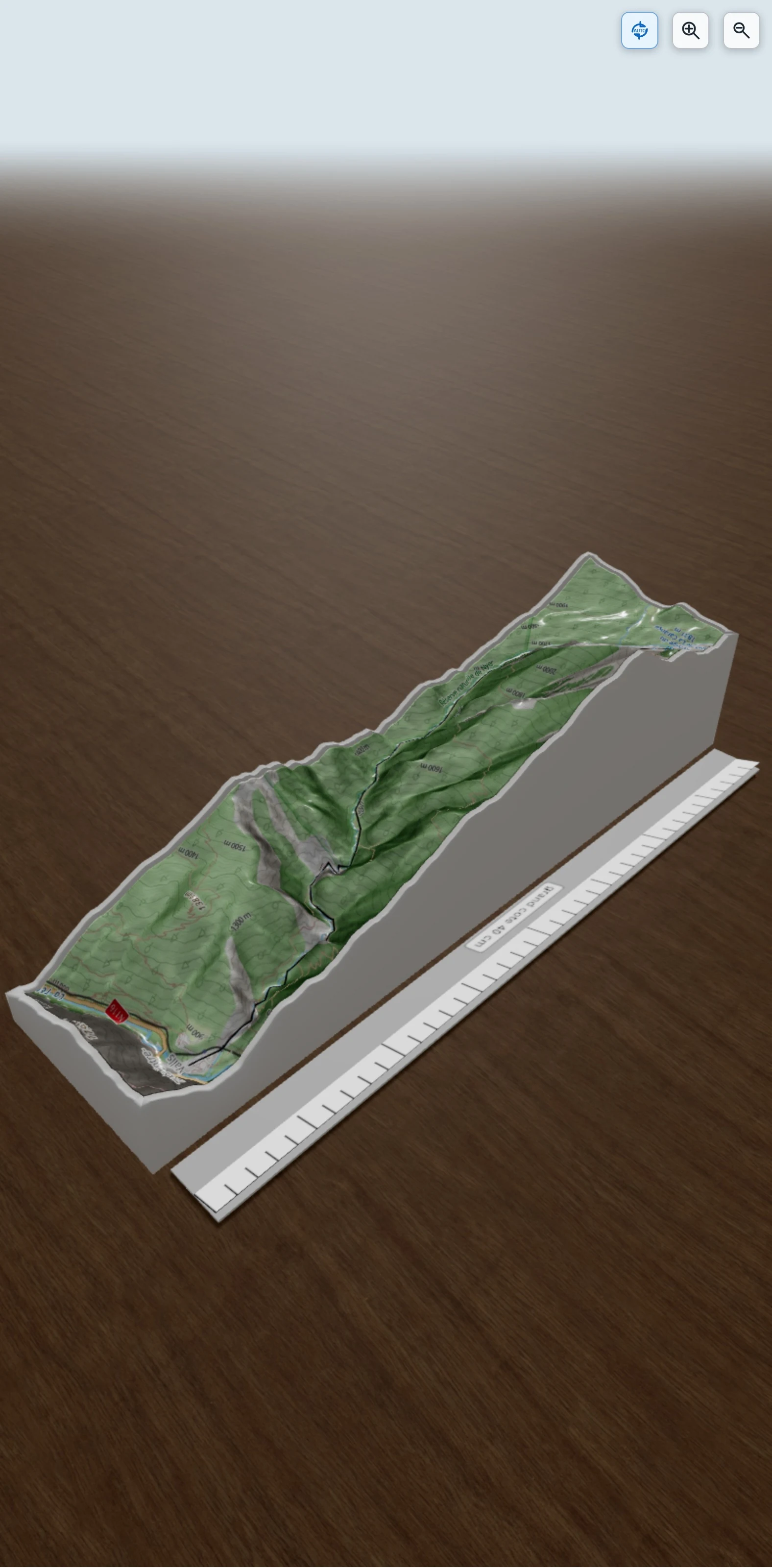 Carte en relief 3D de jour1, avec relief topographique