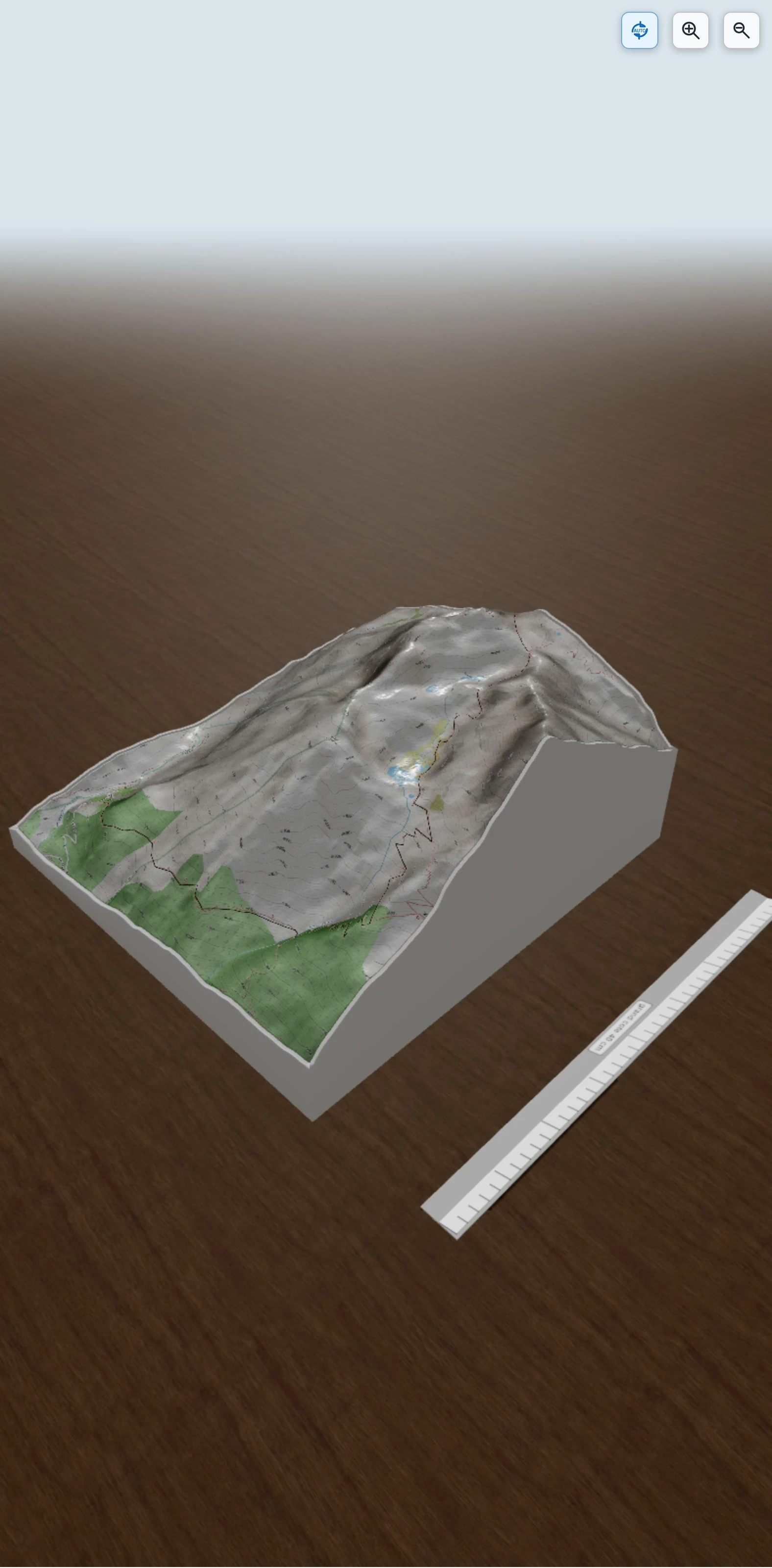 Carte en relief 3D de lacs et col de Pétarel en A/R, avec relief topographique