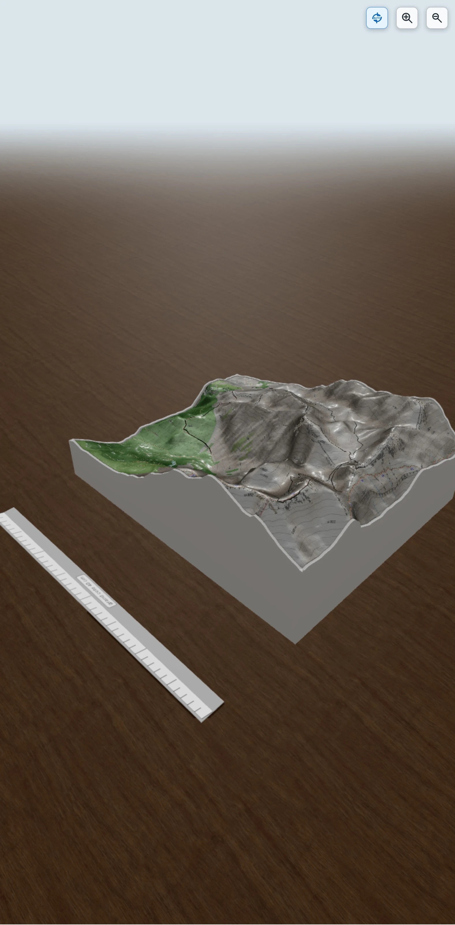 Carte en relief 3D de Lapras-Nid-Cavale, avec relief topographique