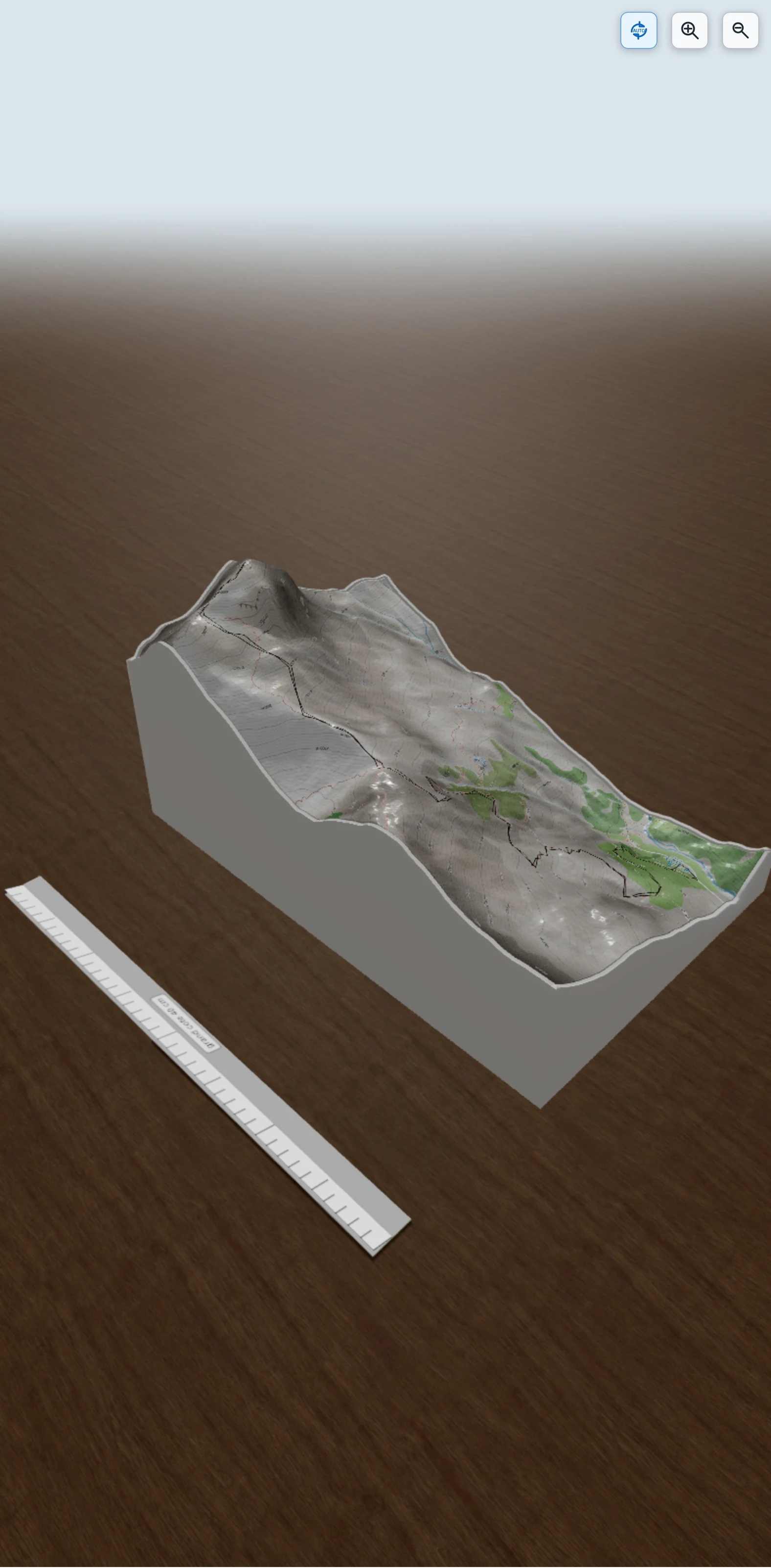 Carte en relief 3D de Laverq-PetiteSeolaneAR, avec relief topographique