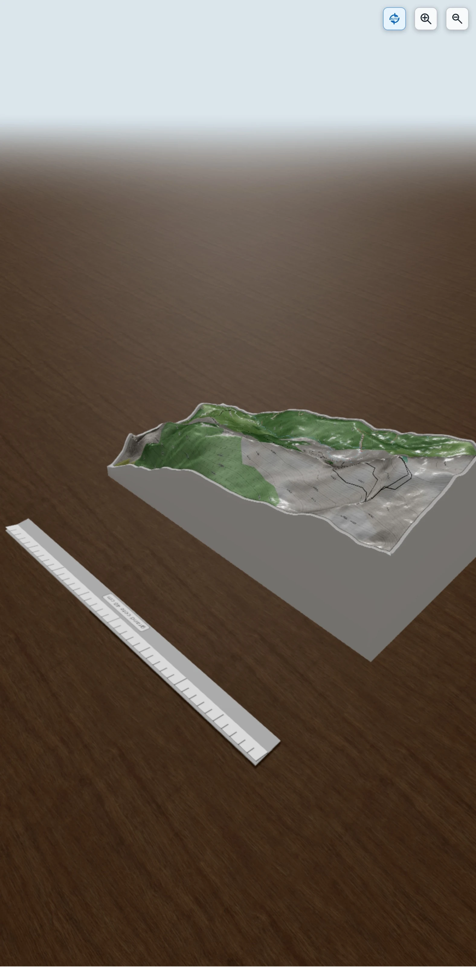 Carte en relief 3D de Mail d\\\'Eygarrey 1960 m, avec relief topographique
