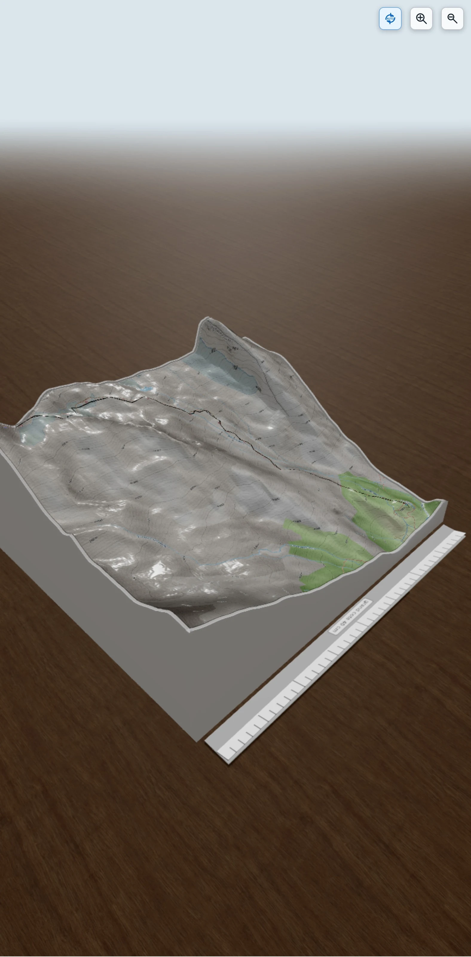 Carte en relief 3D de Passage du Collerin, avec relief topographique