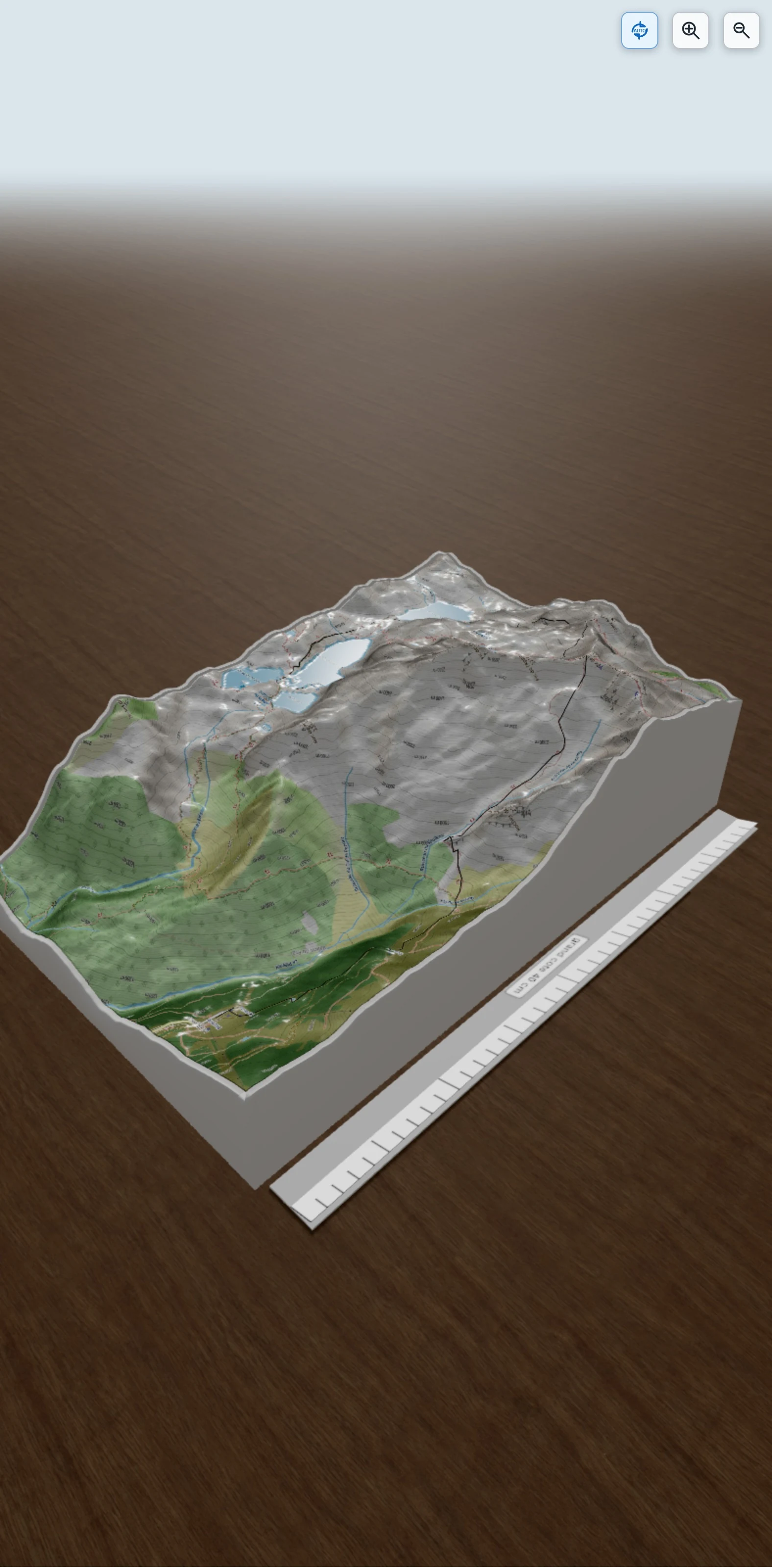 Carte en relief 3D de pic de la Belle Etoile, avec relief topographique
