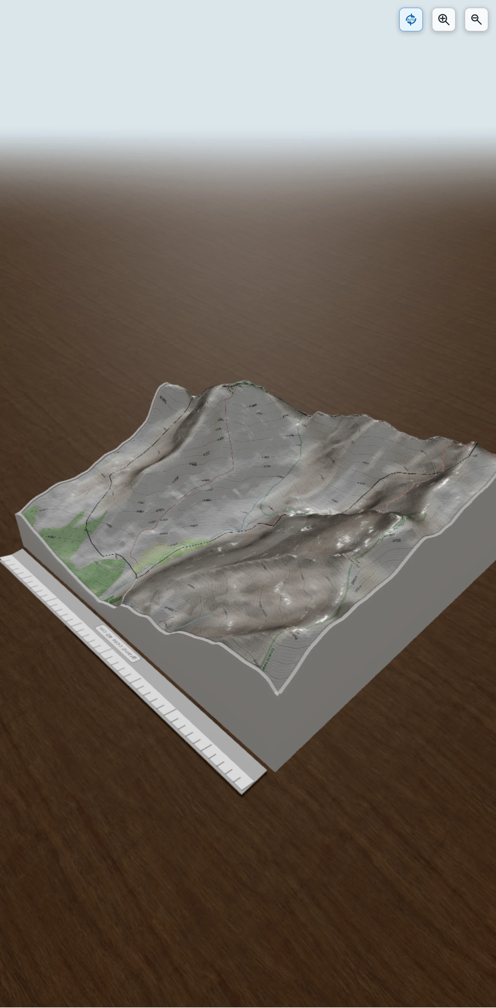 Carte en relief 3D de Pic Méchant (2944m), avec relief topographique