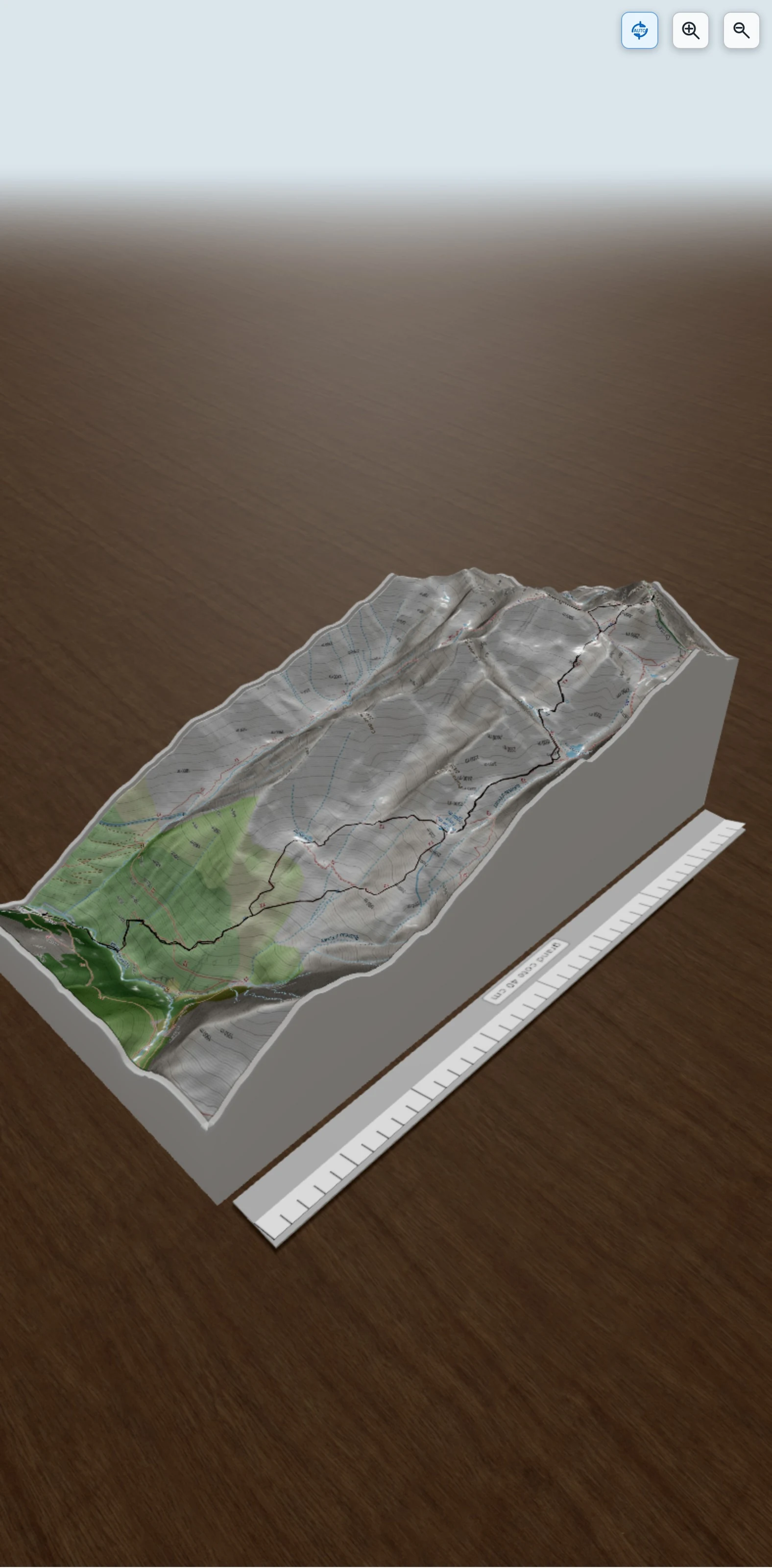 Carte en relief 3D de Pique d'Estats-Pic de Verdaguer- Cap Coma de Riufred-Pic du Montcalm, avec relief topographique