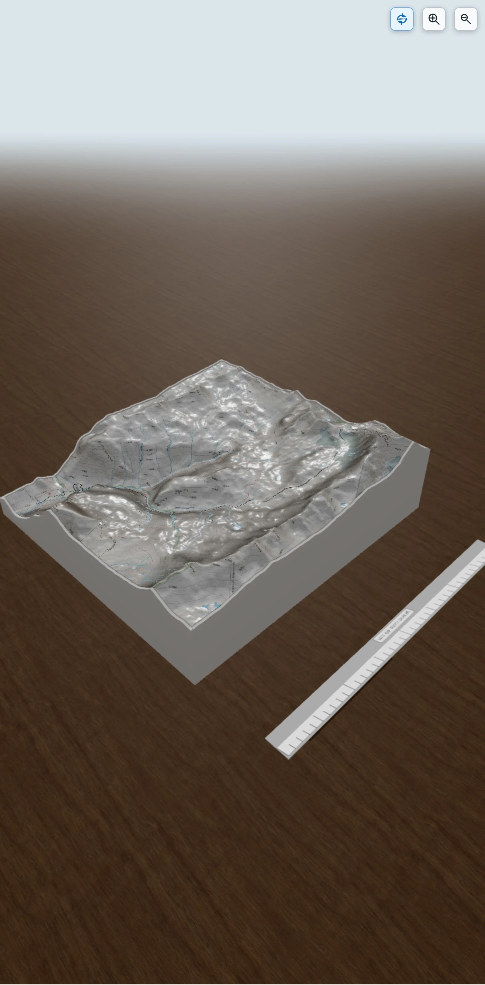 Carte en relief 3D de Pointe de la Sana, avec relief topographique