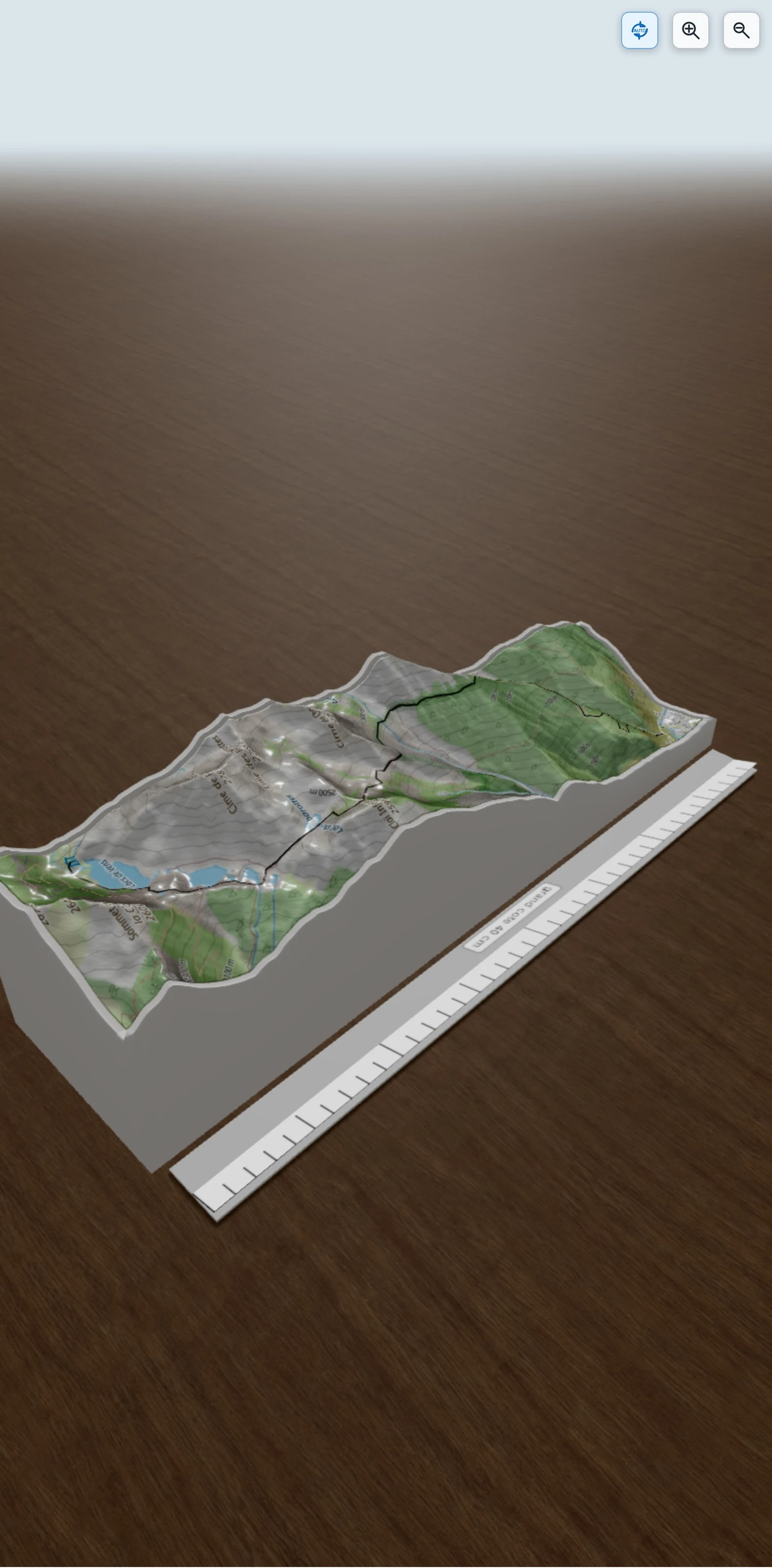 Carte en relief 3D de Refuge De Vens / St Etienne De Tinée Etape 6 GTM Ou Etape 6 Entraumes / St Etienne De Tinée, avec relief topographique
