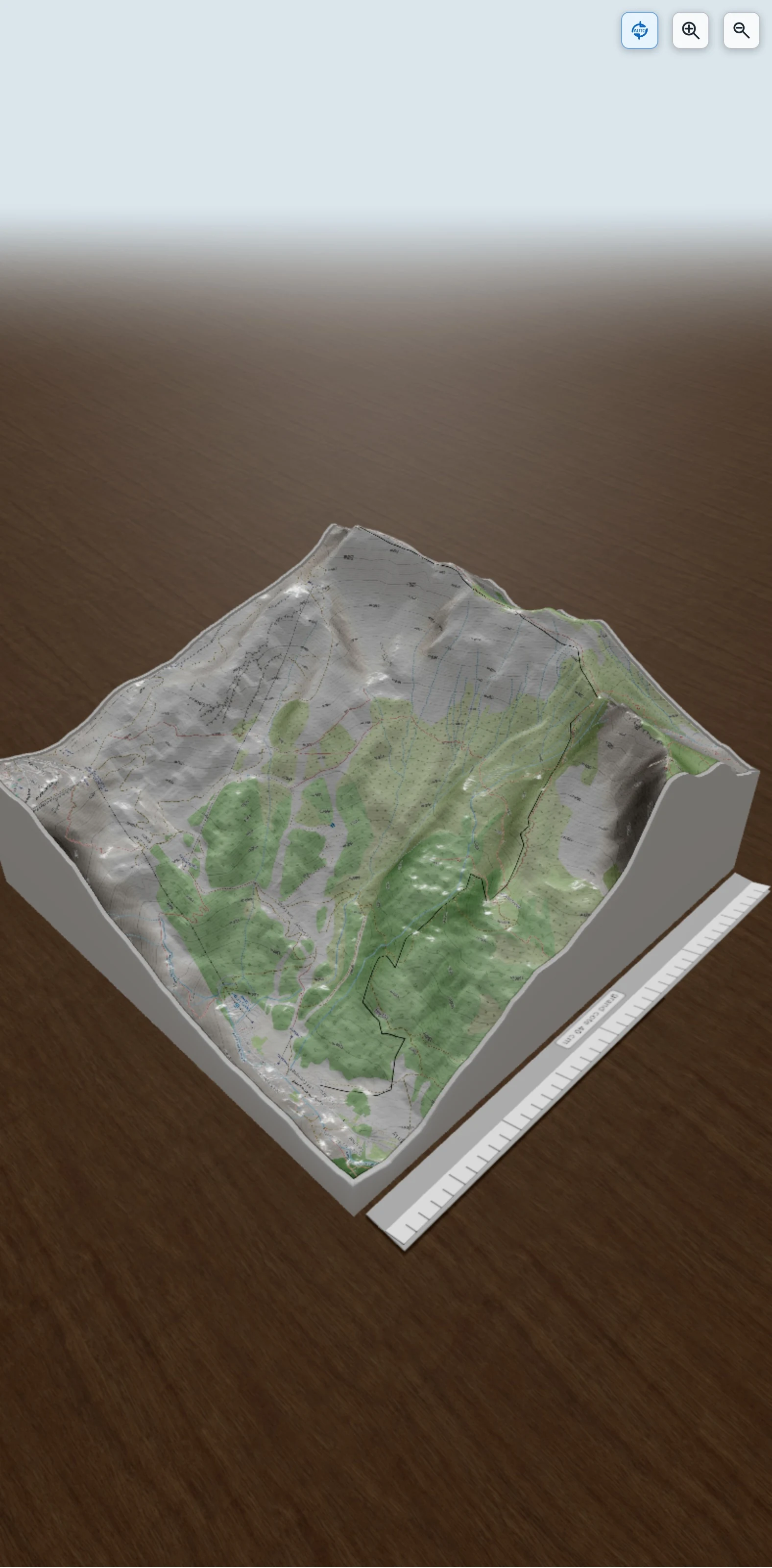 Carte en relief 3D de Samoëns, , Les Hauts Forts, avec relief topographique